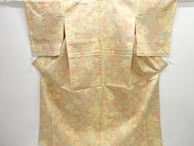 Japanese Kimono / Tsumugi Omeshi Combined weave